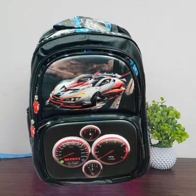 Car Kids School Bag